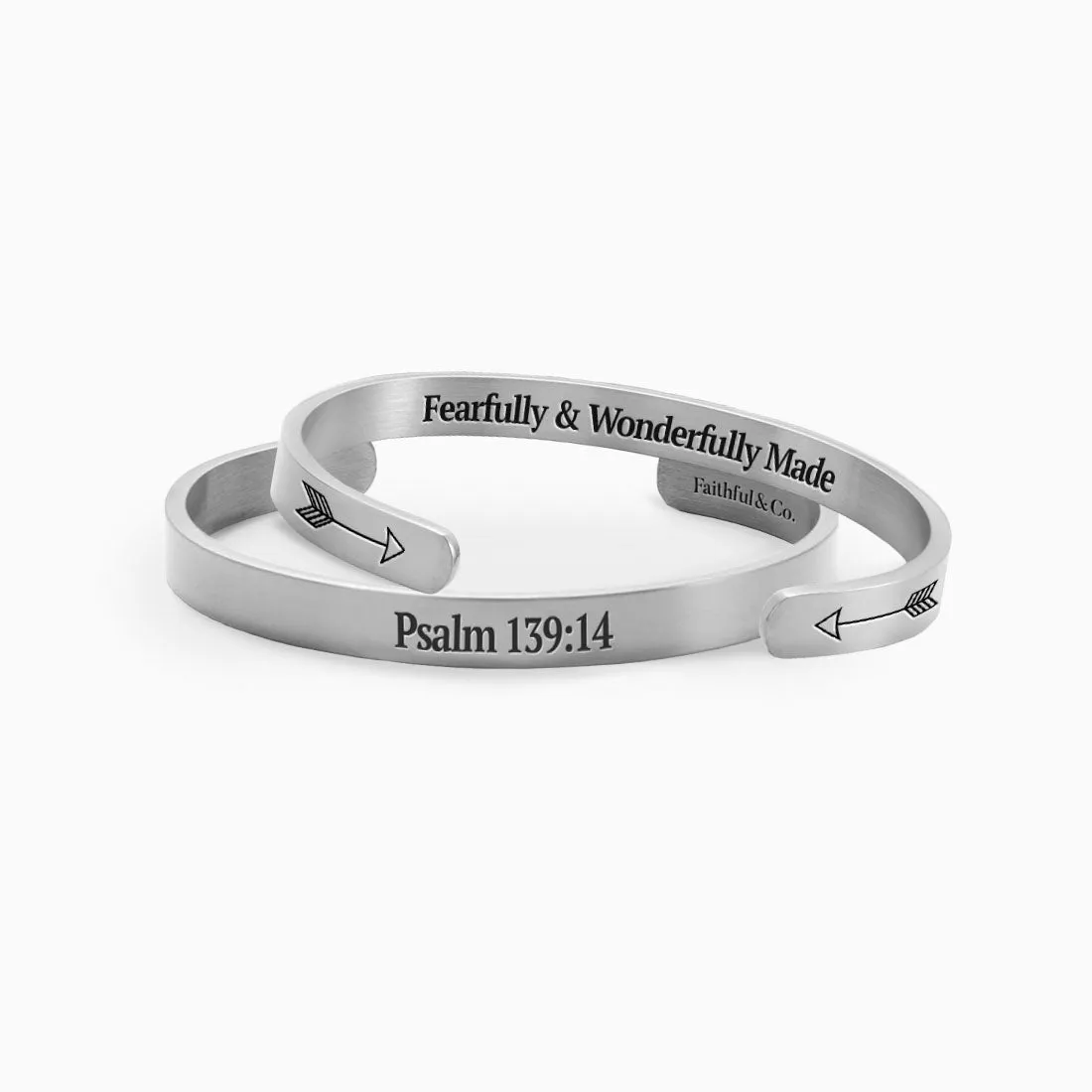 Psalm 139:14 Cuff Bracelet