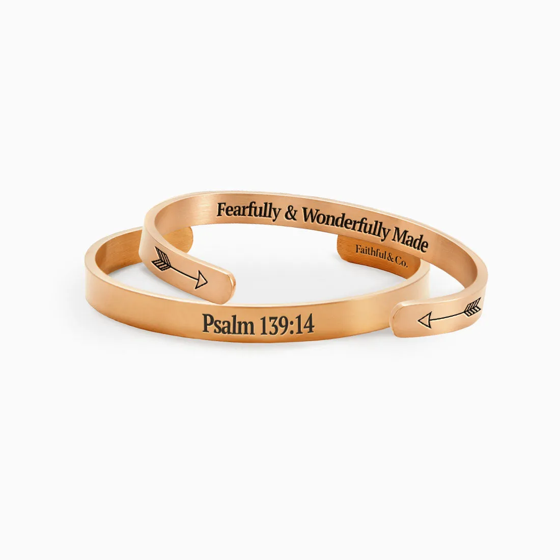Psalm 139:14 Cuff Bracelet