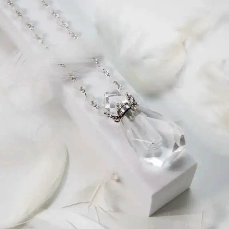Quartz Vial Necklace