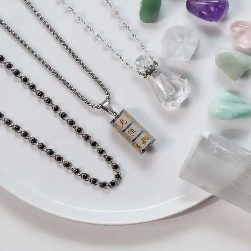 Quartz Vial Necklace
