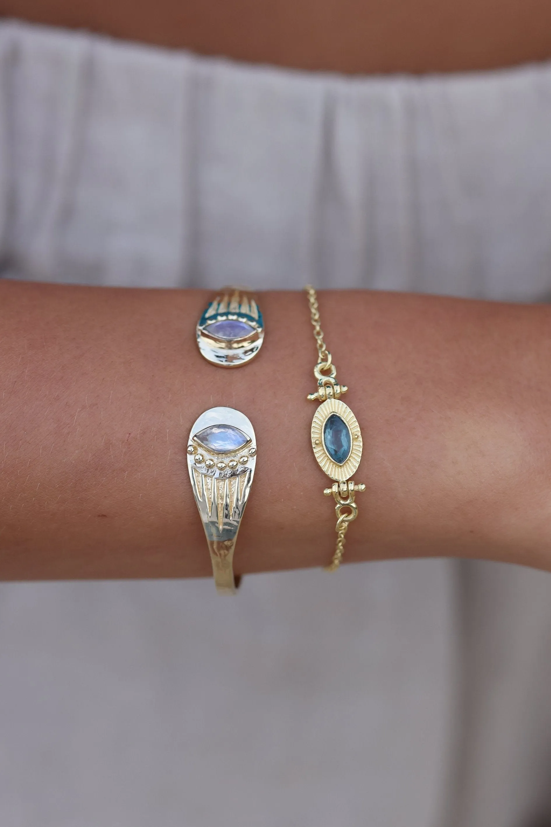 Radiance Apatite Gold Bracelet