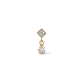 Rena • Labradorite & Moonstone Threadless Ends