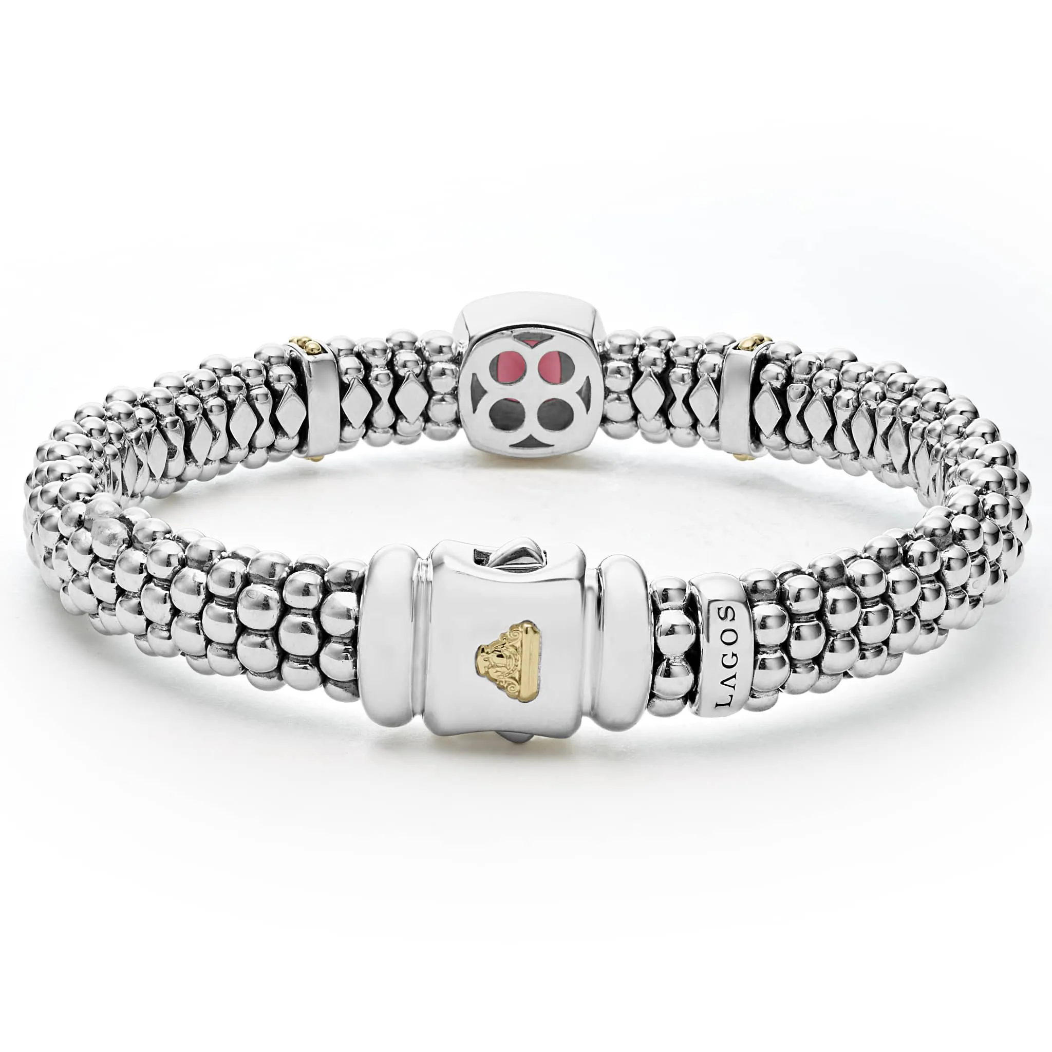 Rhodolite Garnet Caviar Bracelet | 9mm (Size M)