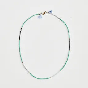 Sea Opal Fine Bead Necklace