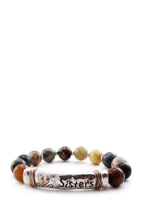 Sister beaded bracelet