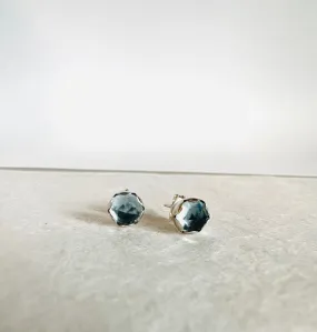 Sky Blue Topaz Studs