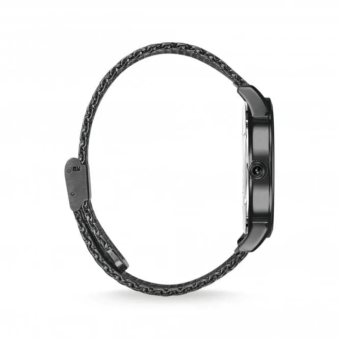 Stainless Steel Dial Black Elements Of Nature Mens Watch WA0389-202-203