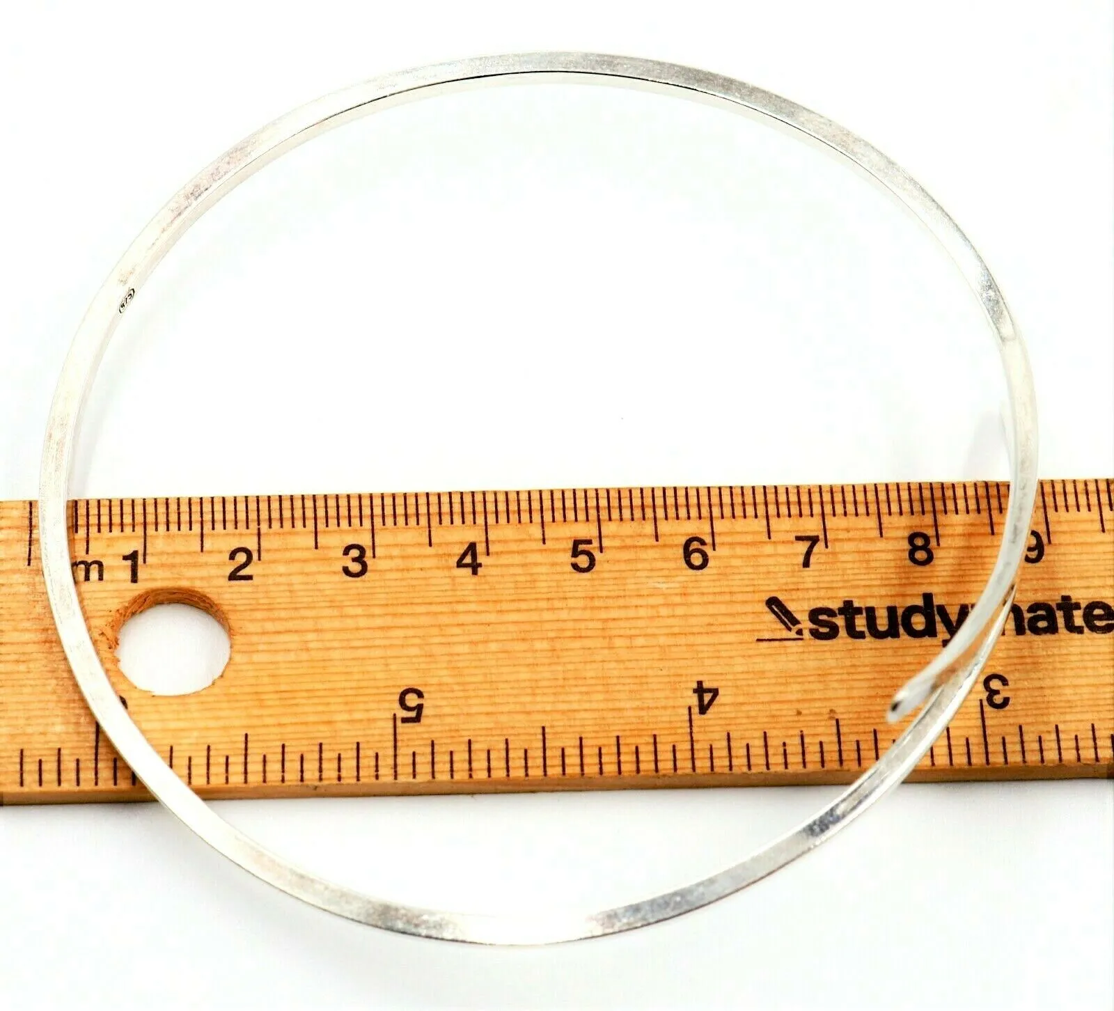 Sterling Silver Bangle/Arm Band - Split Style Bracelet - Fine  Jewellery