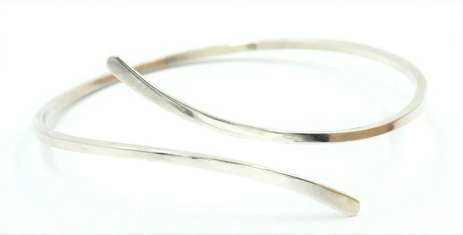 Sterling Silver Bangle/Arm Band - Split Style Bracelet - Fine  Jewellery