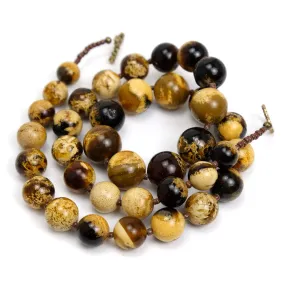 Sumatra Amber "Zebra" Necklace