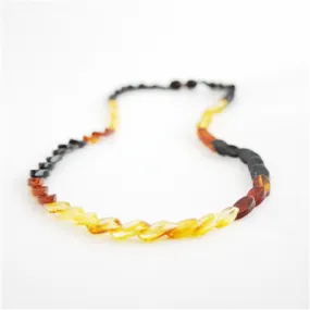 The Amber Monkey- Polished Rainbow Overlapping 18”