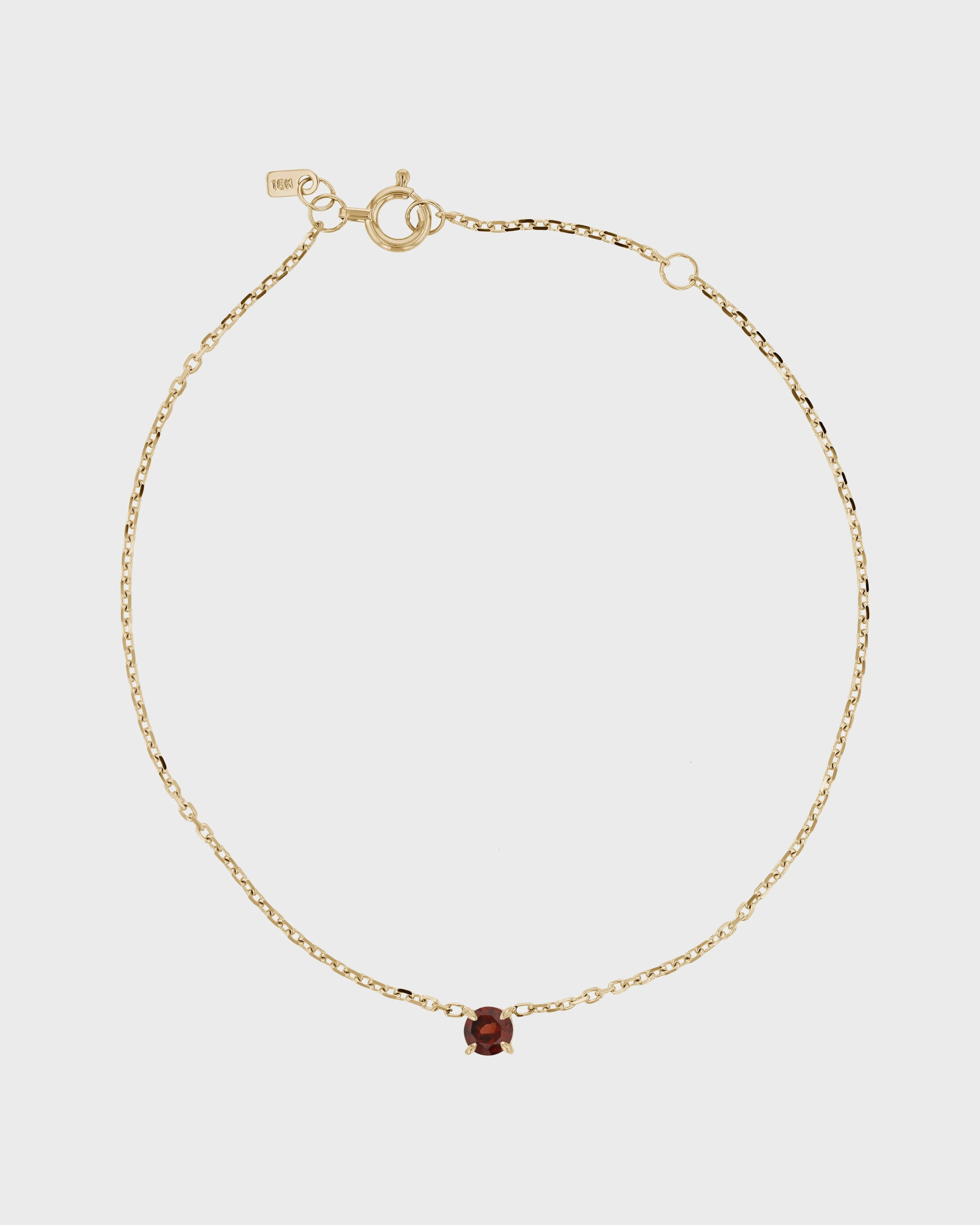 The Garnet Birthstone Bracelet