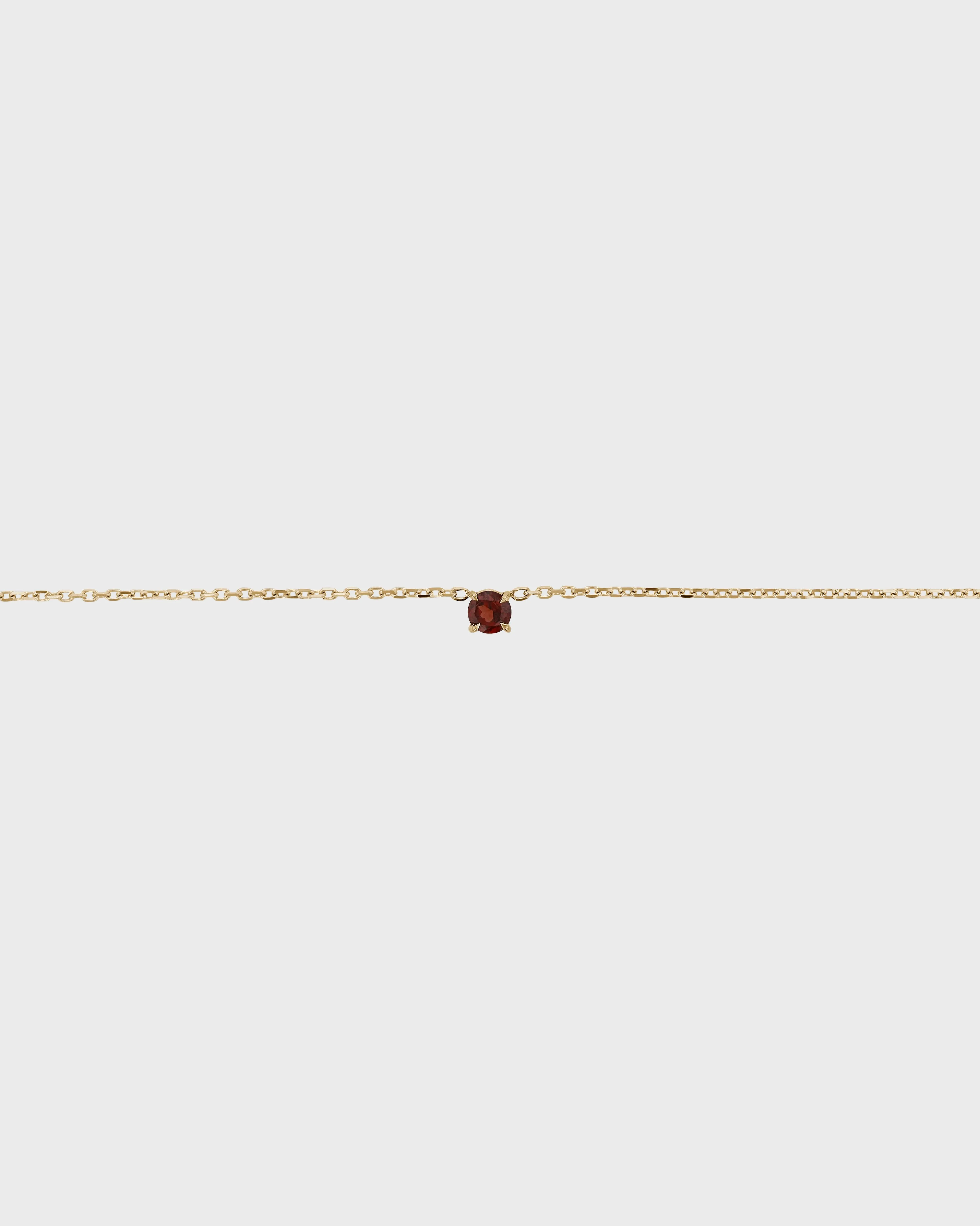 The Garnet Birthstone Bracelet