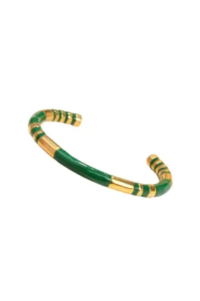 The Nevonna Bangle in Green