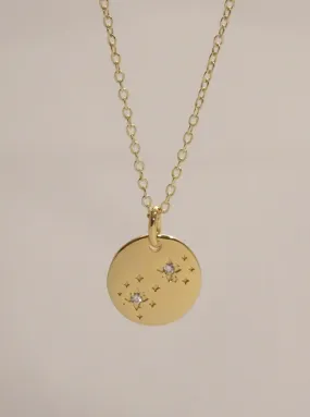 The Scorpio Constellation Coin Necklace