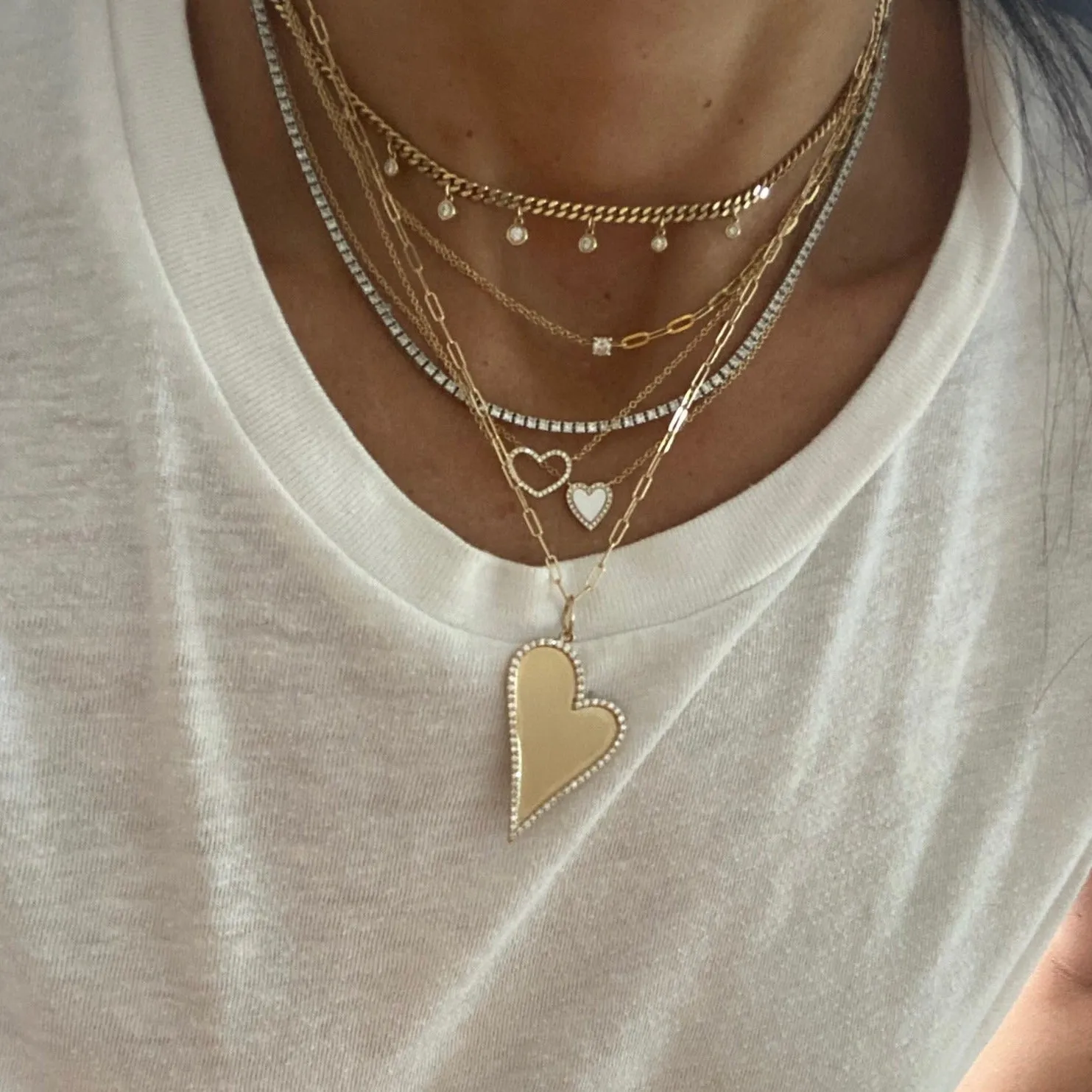 The Split Decision Solitaire Necklace
