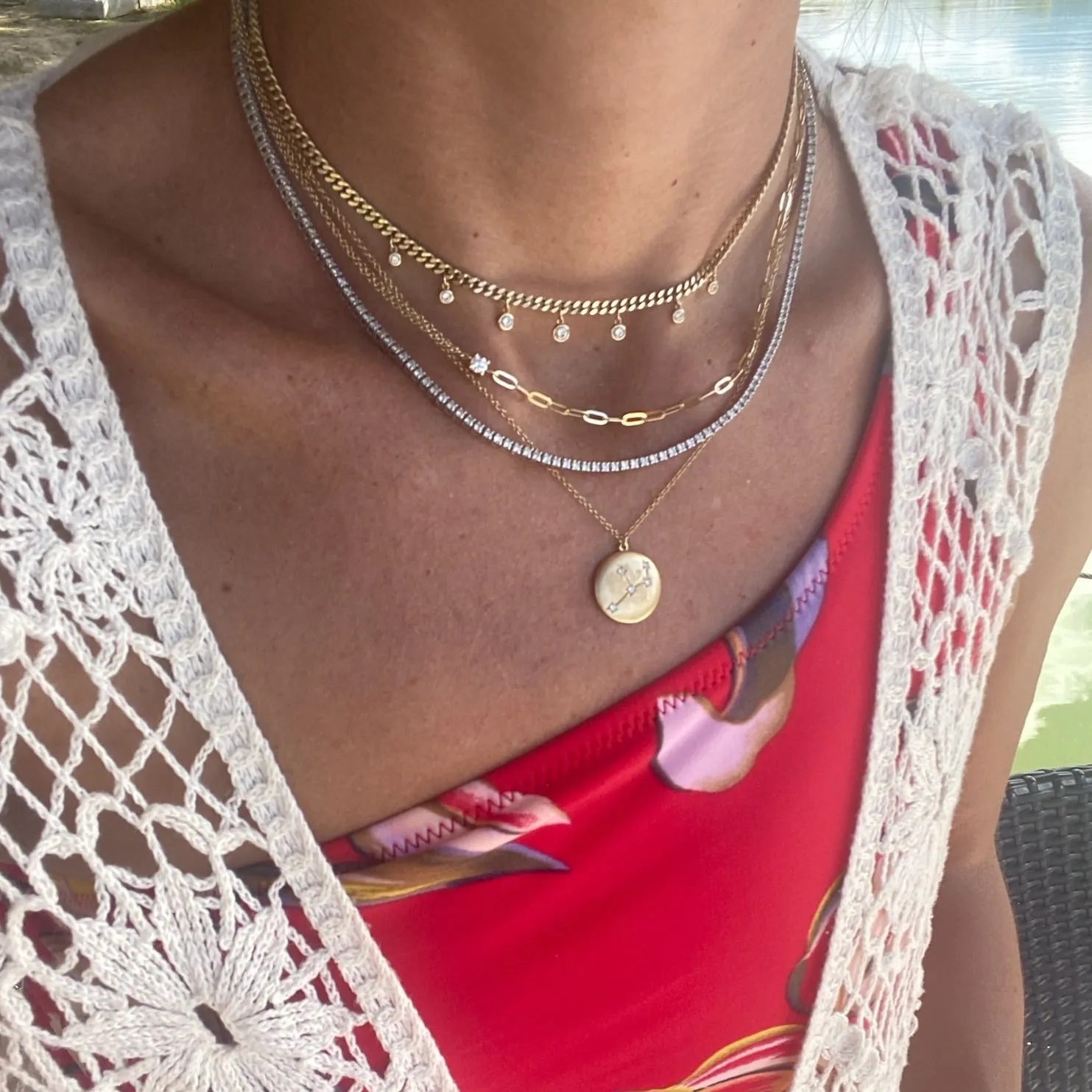 The Split Decision Solitaire Necklace