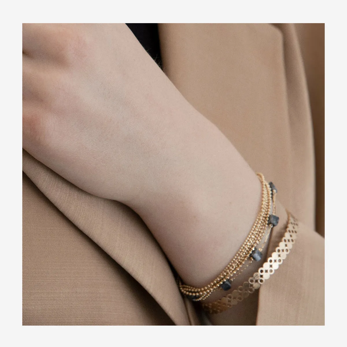 THEIA MINI DOT CUFF BRACELET