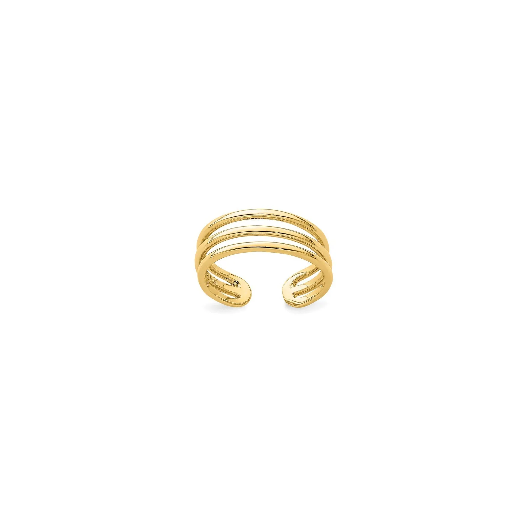 Three Row Toe Ring (14K)