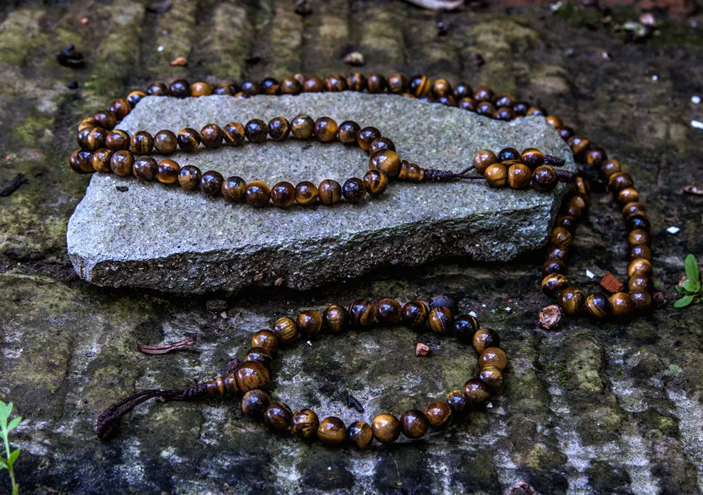 Tiger's Eye Prayer Mala