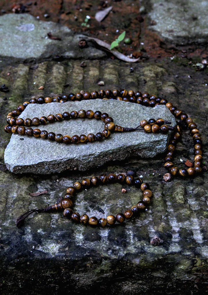 Tiger's Eye Prayer Mala