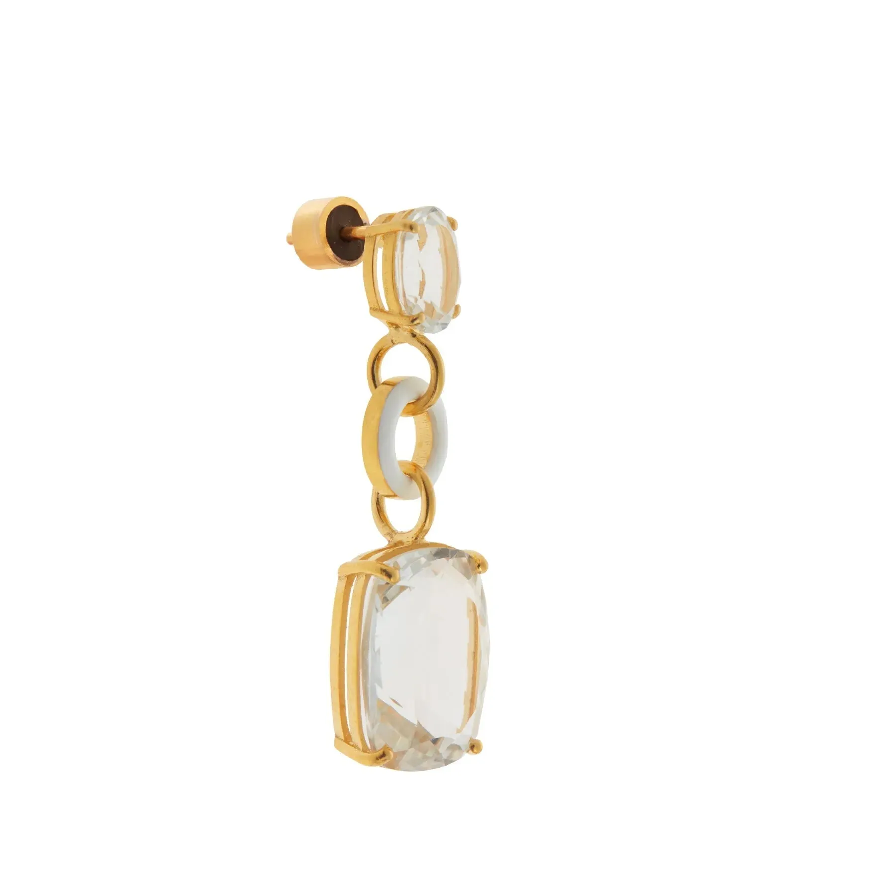 Topaz Twinkler White Enamel