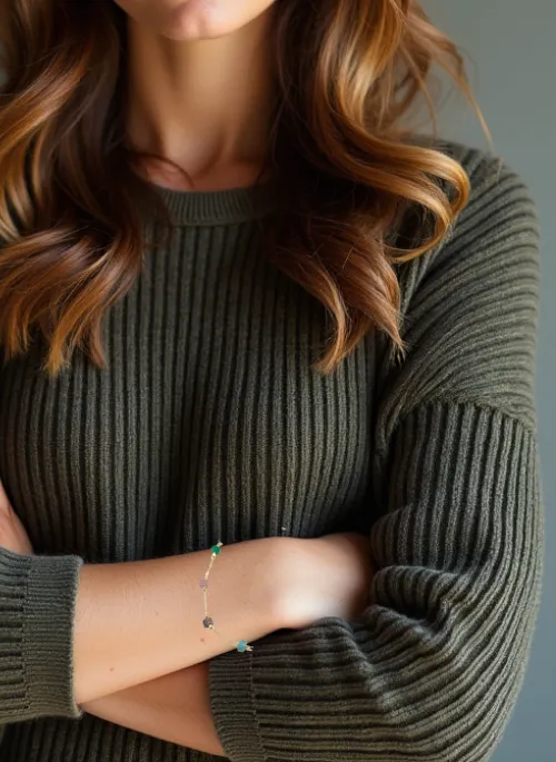 Trina Dainty Gemstone Bracelet