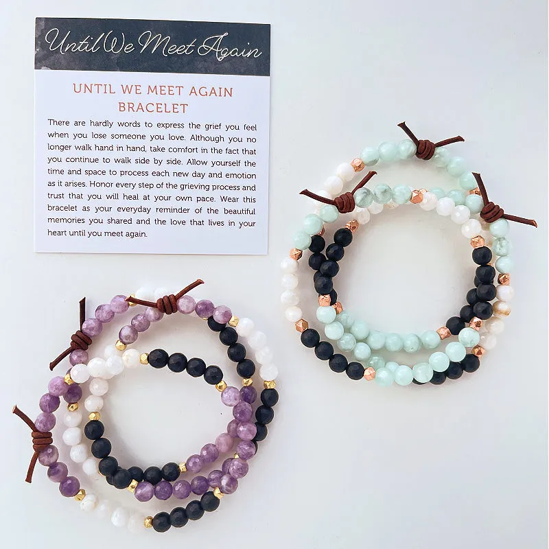 Until We Meet Again Bracelet - Lepidolite | A Bereavement Bracelet