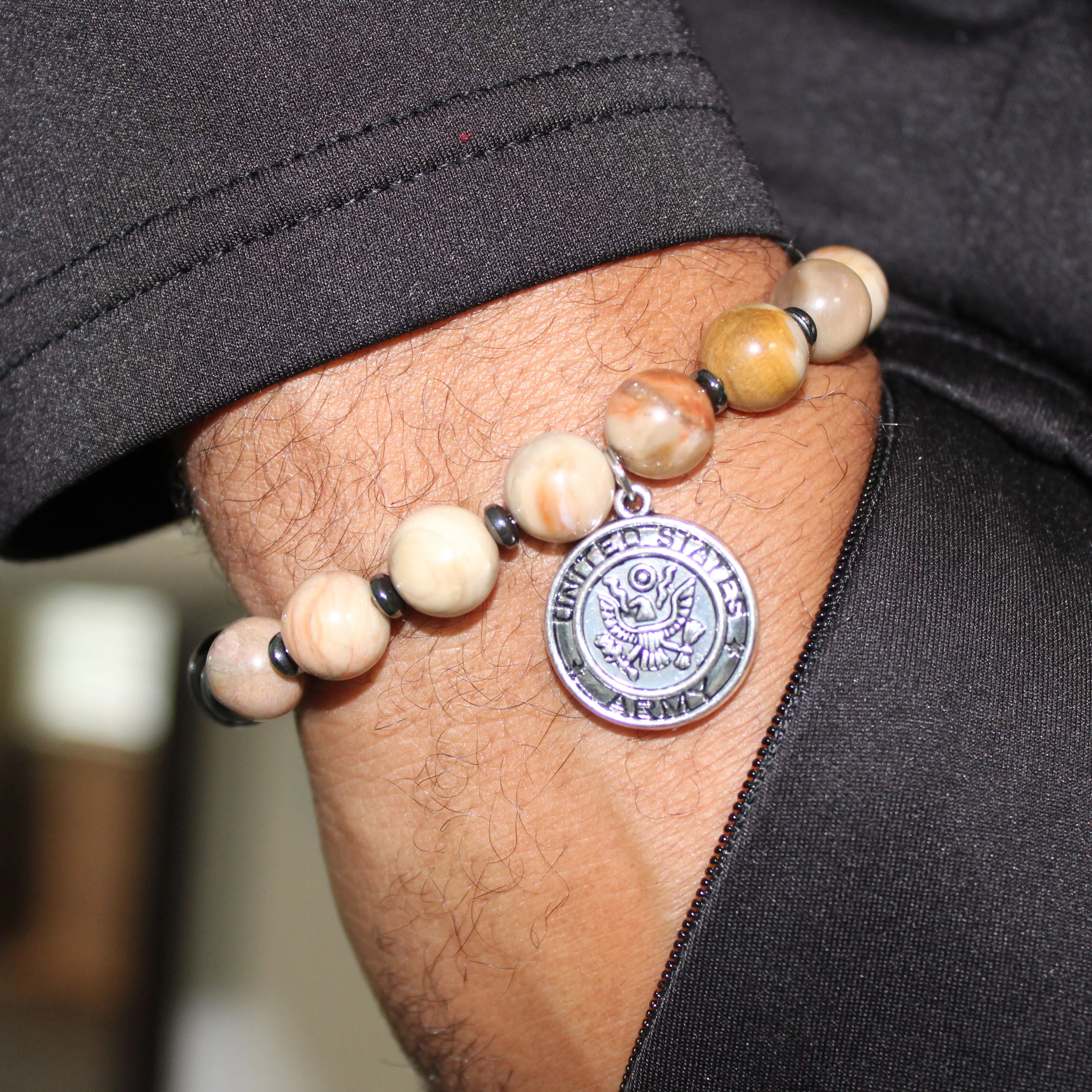 U.S. Army Bead Bracelet