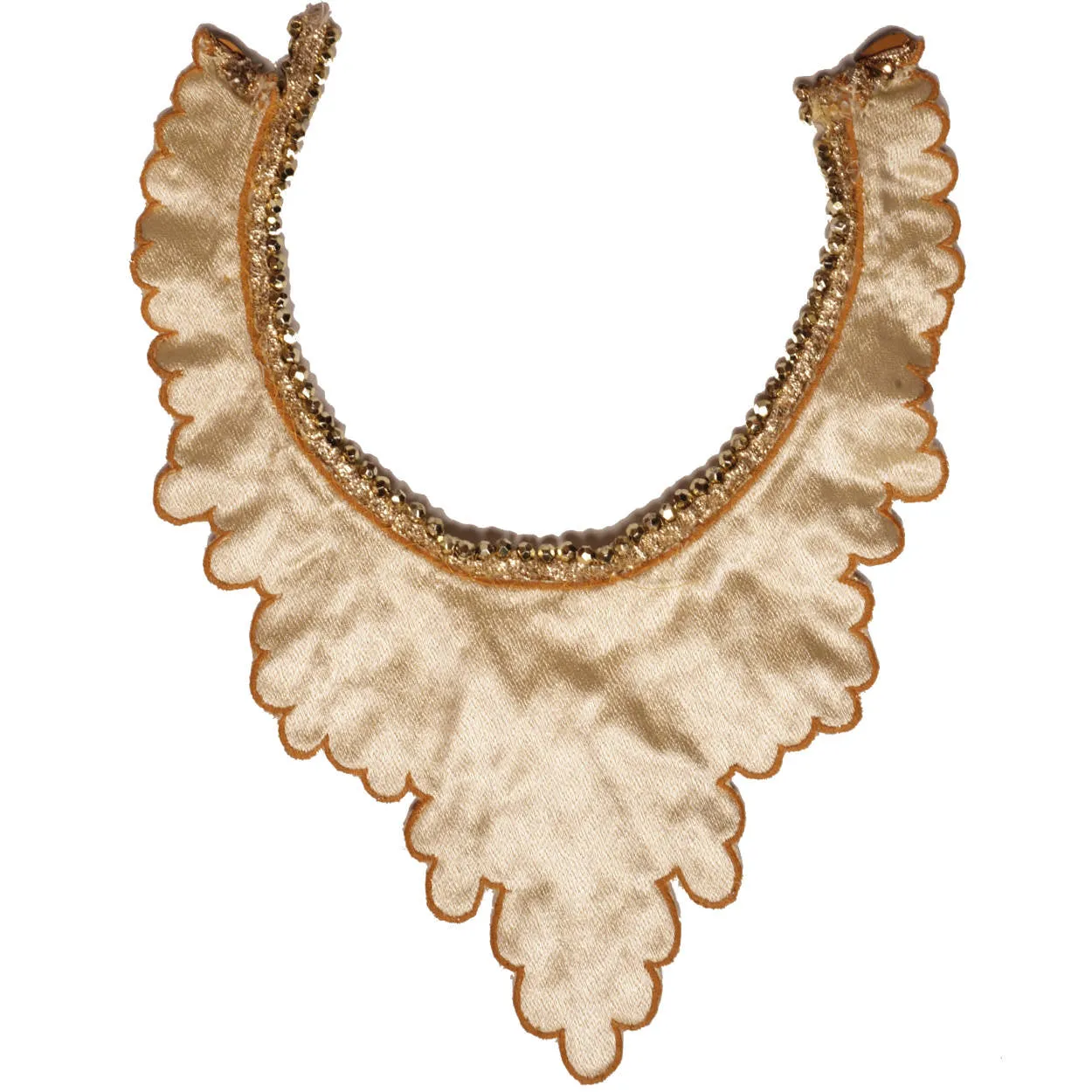 Vintage 60s Topaz Rhinestone Bib - Neck Piece - Necklace