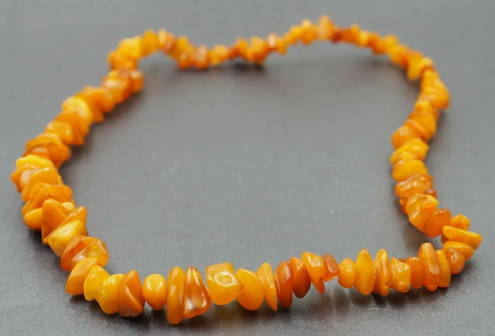 Vintage Butterscotch Amber Strand Necklace