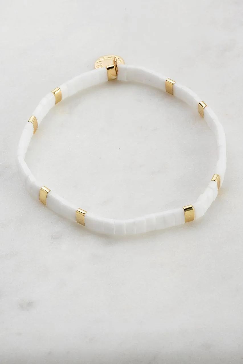 White Tile Bracelet