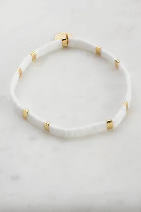 White Tile Bracelet