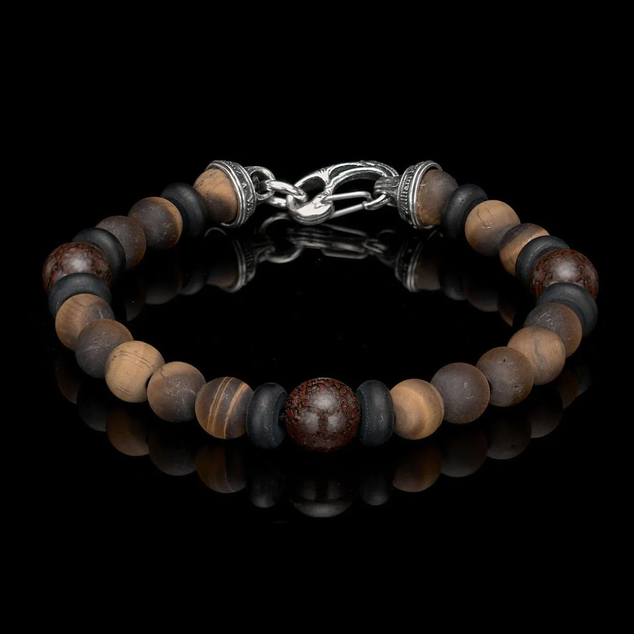 William Henry Dragon Fire Men's Bracelet