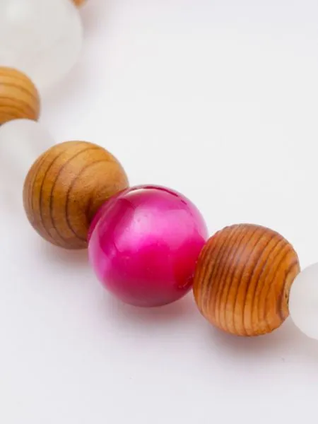 YAKUSUGI x MOONSTONE x ROSE TIGER EYE Bracelet