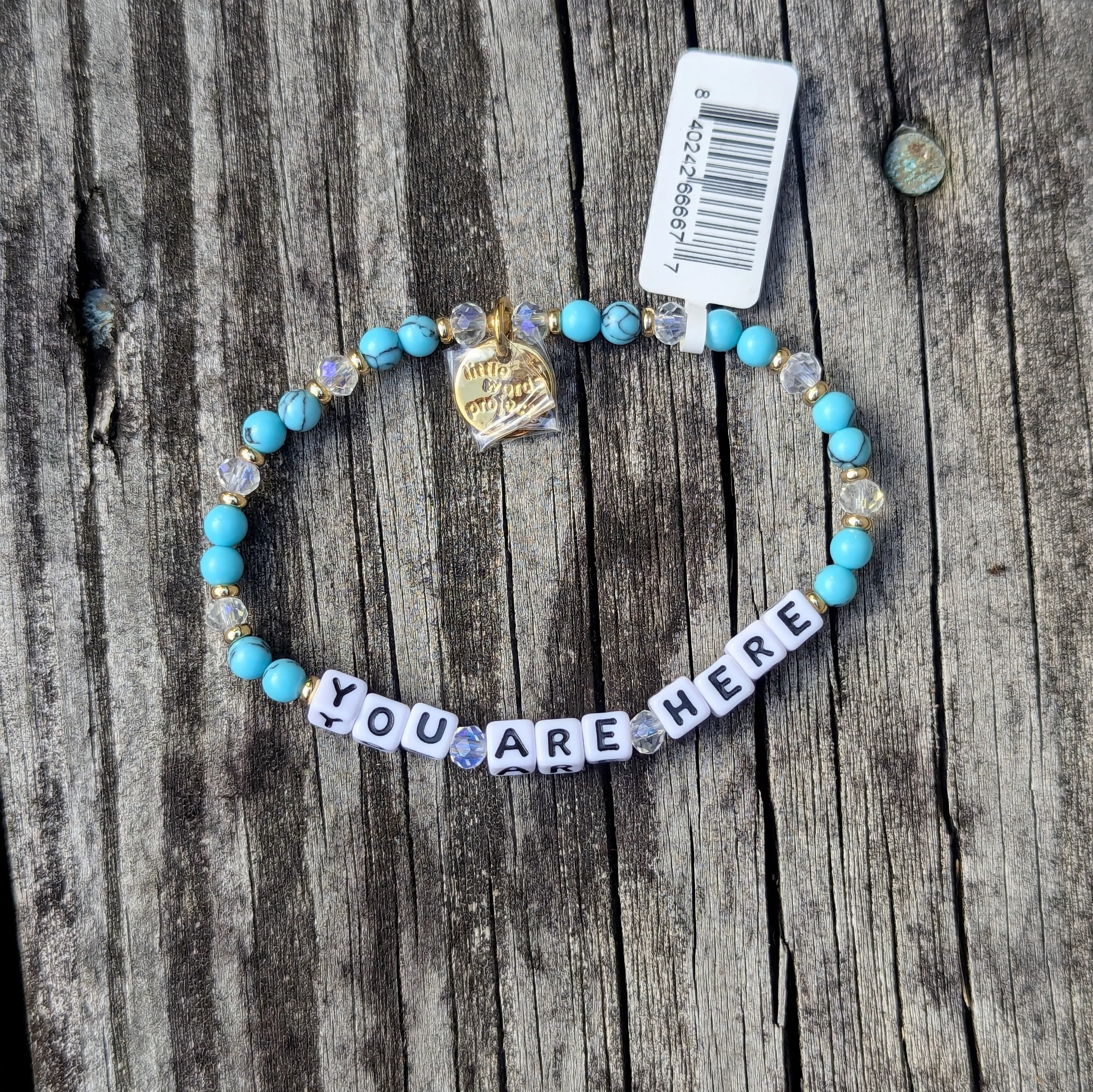 You Are Here Bead Bracelet