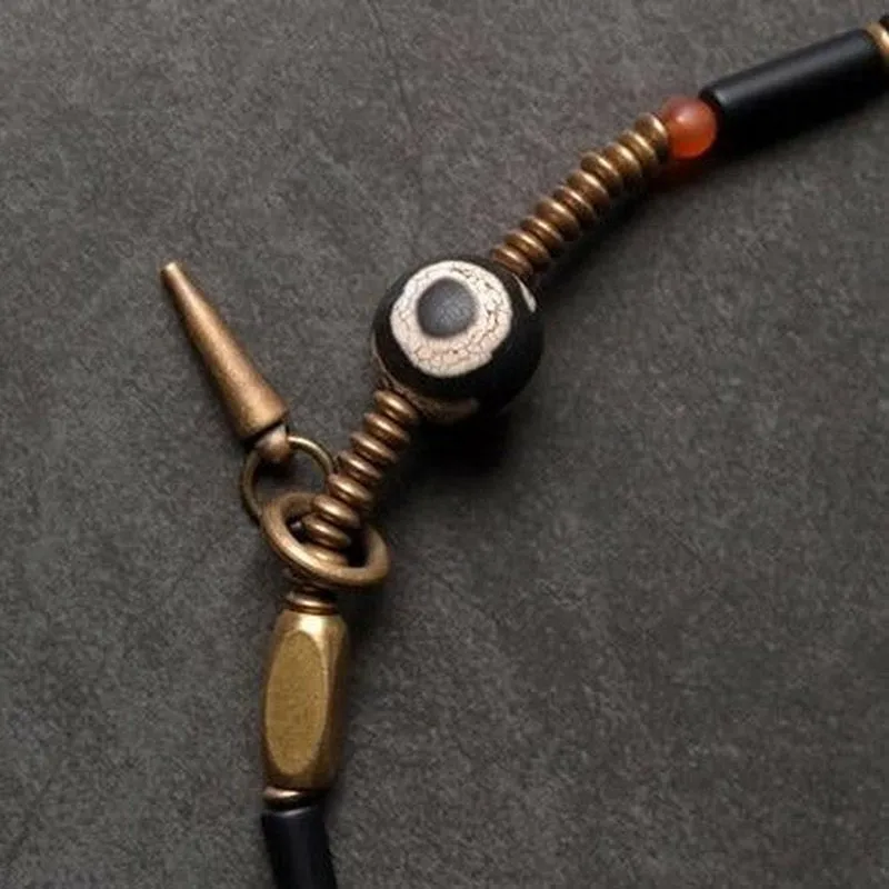 Zen Healing Black Onyx & Copper Beaded Bracelet